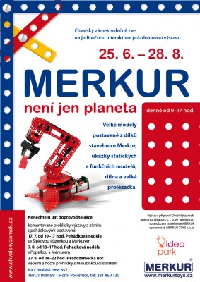 Merkur není jen planeta – interaktivní výstava, od 25. 6. do 28. 8.