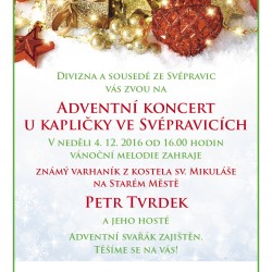 Adventní koncert u kapličky ve Svépravicích
