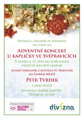 Adventní koncert u kapličky ve Svépravicích