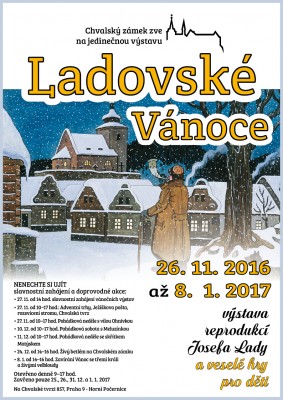 Ladovské Vánoce – výstava reprodukcí Josefa Lady a veselé hry nejen pro děti