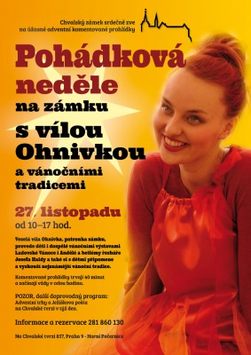 Pohádková neděle na zámku s vílou Ohnivkou a vánočními tradicemi: 27. 11.