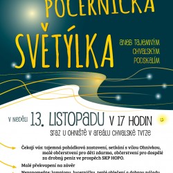 Počernická světýlka – lampionový průvod tajemným chvalským Podskalím: 13. 11.