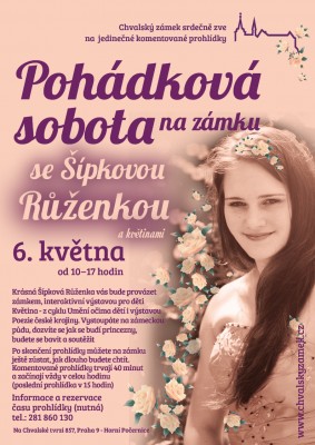 Pohádková sobota na zámku se Šípkovou Růženkou a květinami: 6. 5.