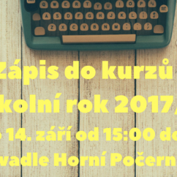 Zápis do kurzů