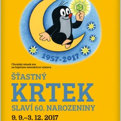 Výstava Šťastný Krtek aneb Krtek slaví 60. narozeniny: od 9. 9. do 3. 12. 2017