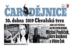 ČARODĚJNICE na Chvalské tvrzi: Michal Pavlíček, Bára Basiková, Vilém Čok, AC/DC CZECH REVIVAL i Laura a její tygři dětem
