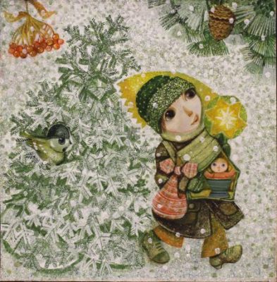 V ten vánoční čas – Jan Kudláček/kresby a ilustrace pro děti