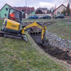 Vyčištění koryta Jirenského potoka v Čertousích