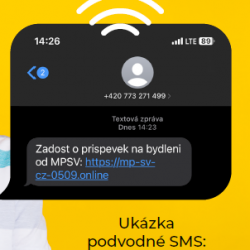 VAROVÁNÍ PŘED PODVODNÝMI SMS