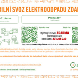 MOBILNÍ SVOZ ELEKTROODPADU ZDARMA