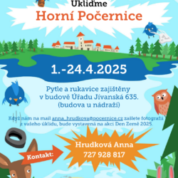 JARNÍ ÚKLID: POJĎME SPOLEČNĚ UDĚLAT HORNÍ POČERNICE KRÁSNĚJŠÍ