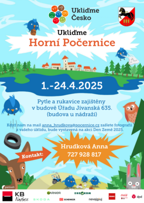 JARNÍ ÚKLID: POJĎME SPOLEČNĚ UDĚLAT HORNÍ POČERNICE KRÁSNĚJŠÍ