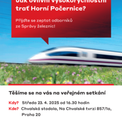ZAJÍMÁ VÁS PODOBA VYSOKORYCHLOSTNÍ TRATI V NAŠEM KRAJI? POTŘEBUJETE VÍCE…