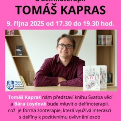 Autorská beseda s Tomášem Kaprasem – autismus a delfinoterapie