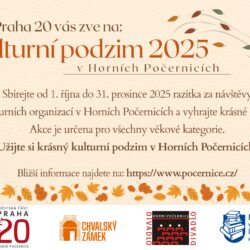 ZAPOJTE SE DO KULTURNÍHO PODZIMU V HORNÍCH POČERNICÍCH