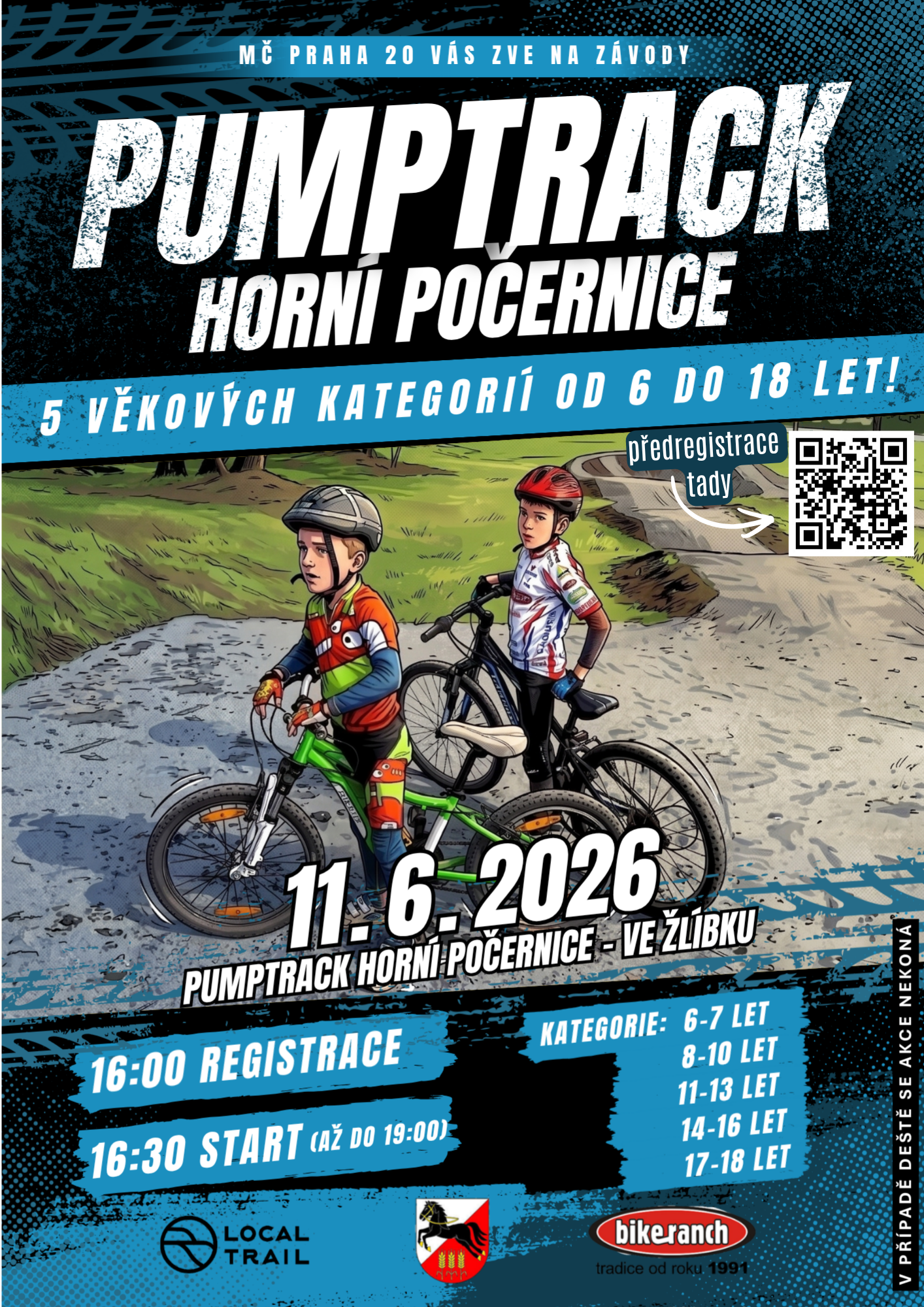 pumptrack A4 qr plakát